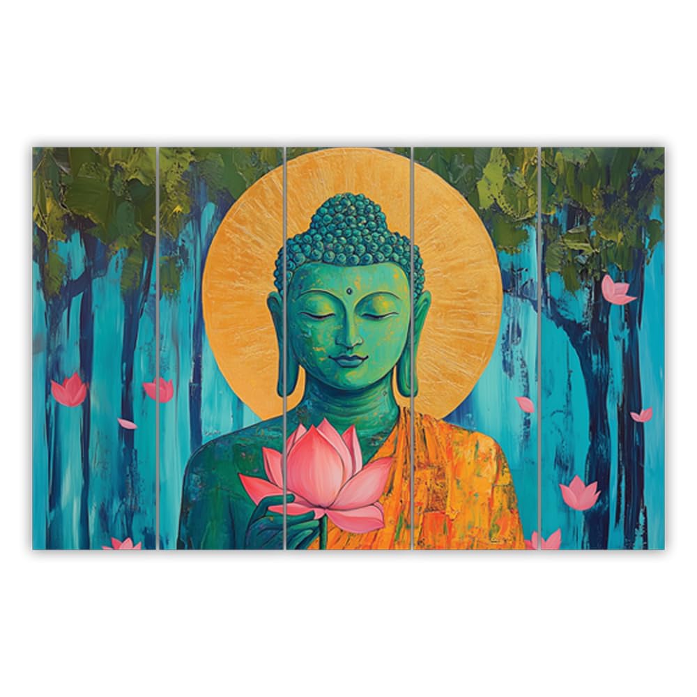 inep-b0dl2zm6lx-buddha-blossom-floral-framed-wall-art-featuring-serene-buddha-across-five-panels..jpg